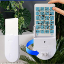 Armadilha adesiva para mosquitos com luz UV e placas adesivas substituíveis para capturar mosquitos, pernilongos, moscas e pequenos insetos.