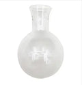 Vaso Hidropônico de Vidro com Suporte de Madeira – Decoração Elegante para Plantas