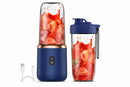 Mini Liquidificador Portátil Recarregável USB 380ml – 6 Lâminas em Aço Inox para Sucos, Vitaminas e Shakes