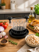 Triturador Manual de Alimentos Multifuncional – Desfia Frango, Carne e Legumes em Segundos