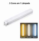 Luminária LED com Sensor de Movimento Recarregável USB – Luz Inteligente para Armários, Cozinhas e Corredores