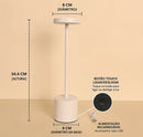 Luminária LED Touch Recarregável Sem Fio | Abajur Moderno para Mesa e Cabeceira