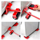 Movedor de Móveis 5 Peças – Kit Levantador de Móveis Pesados