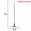 Rodo Mágico de Silicone com Cabo Longo – Limpeza Eficiente para Piso, Vidro e Banheiro