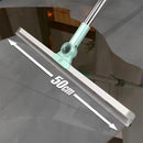 Rodo Mágico deRodo Mágico de Silicone para Vidros, Banheiro e Pisos – Limpeza Seca e Molhada Silicone com Cabo Longo – Limpeza Eficiente para Piso, Vidro e Banheiro