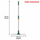 Rodo Mágico de Silicone com Cabo Longo – Limpeza Eficiente para Piso, Vidro e Banheiro